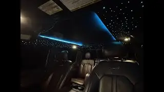 Starlight headliner install for 2017 Ford Superduty w/panoramic roof