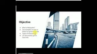 Netiquette (network etiquette or internet etiquette )