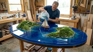 How To Making The Ocean And Dead Island Model // Polymer Clay // Epoxy Resin