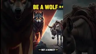 &ldquo;Never Be a Donkey 😳 | Be the Wolf 🐺🔥 |