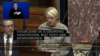 2 Minute Statements: MLA Routledge on The Burnaby Heights