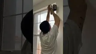 Before & after zebra shades installation