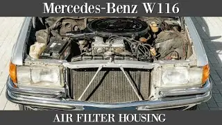 Mercedes-Benz W116 - Как самостоятельно отремонтировать корпус воздушного фильтра