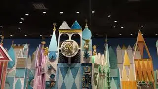 it's a small world clock at Disney's Magic Kingdom February 7 2025