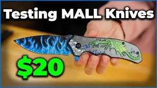 Are Mall Knives Any Good? | $200 Mall Ninja Challenge