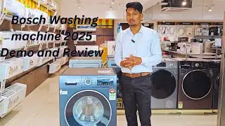 Bosch washing machine demo and Review Hindi/English Best Washing machine 2025 only.2499* #bosch