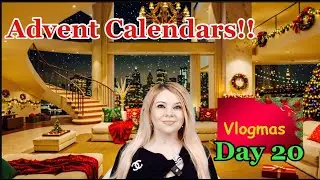VLOGMAS День 20! Распаковка самого большого рождественского календаря! Розыгрыш! #красота #розыгрыш