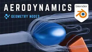 Blender Tutorial - Aerodynamic Simulation (Geometry Nodes)