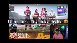 Scout Angry on ULTRON in live stream🤬😵&zwj;💫 | Viru Pan TX New Player | Scout OP
