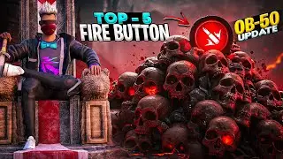 NEW OB50 UPDATE 🔥 Top 5 Fire Button Sizes for 90% Auto Headshot! Best Free Fire & Max Settings