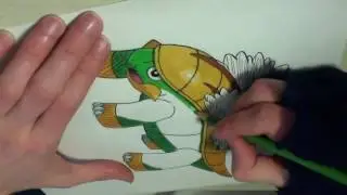 Drawing all the Pokemon: Number 388 Grotle
