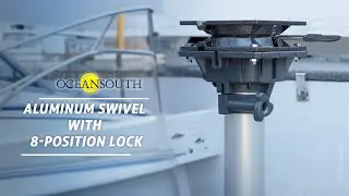 Oceansouth Aluminum Swivel &ndash; 360&deg; Boat Seat Rotation | Durable Marine-Grade Upgrade