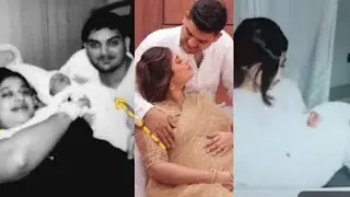 Actress Aiman Minal Khan Bhabhi Saba Mazz Daughter Amarya Face Reveal Aiman Minal Khan PHUPHO