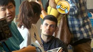 Awkwardly Staring at Strangers Prank! (MUST WATCH)