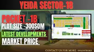 Yamuna Expressway Authority Plots Sector -18 Pocket -1B Latest News | Yeida Market Price Today#yeida