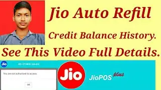jio pos auto refill ewallet | jio auto refill Check History