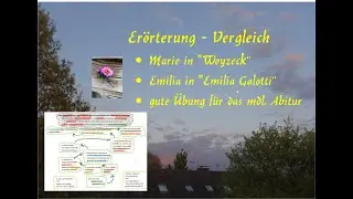 Er&ouml;rterung: Vergleich Woyzecks Marie mit Emilia aus Lessings Theaterst&uuml;ck, z.B. im m&uuml;ndlichen Abitur