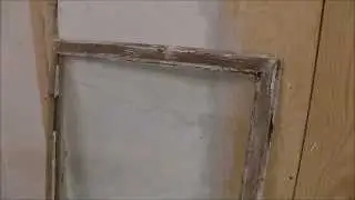 Making a Instant whiteboard from an old window