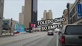 Downtown Toledo Ohio walk tour U.S.A 