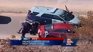 Driver charged after leading police on high speed chase