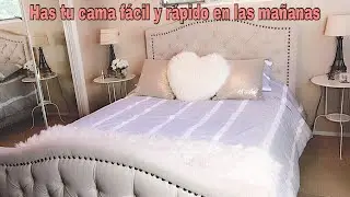 Como hacer tu cama  f&aacute;cil y r&aacute;pido por las ma&ntilde;anas/trucos de Limpieza