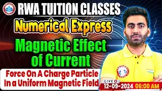 Magnetic Effect of Current | Class 12 Physics Numerical Express By Manish Sir