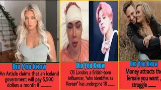 Did you know facts, Psychology|Amazing|blossoms|exofacts|talent bunch
