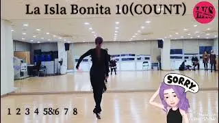 #La Isla Bonita 10 line dance (COUNT )/#라 이슬라 보니타 10 라인댄스/#LKS LINE DANCE 