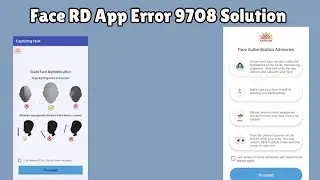 Face RD App Error 9708 Solution | Fix Aadhaar Face RD App Not Working