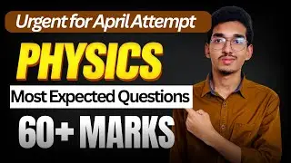 Physics 15 Guaranteed Questions for 28 Jan Jee Main 2026 | JEE CORE