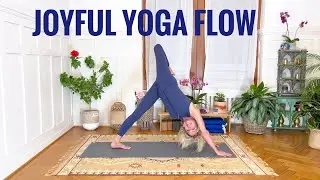 Joyful Yoga Flow | Legs, Hips and Twists | 37 min | Intermediate Level