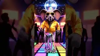 Disco King Elephant Breaks Out the Grooves! You WON'T Believe His Moves!