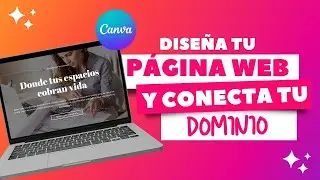 🌟 Crea tu Página Web en Canva ¡Conecta tu Propio Dominio! | Principiante