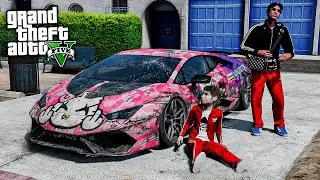 ШКОЛЬНИК РАЗБИЛ ЛАМБОРГИНИ БРАТА - ОТЕЦ И СЫН В GTA 5 ⚡ГАРВИН