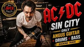 AC/DC &ndash; Sin City | Backing Track (Angus Guitar Only + Drums + Bass)