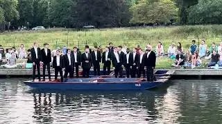 The King's Men: Singing on the River, King's College, Cambridge 2023