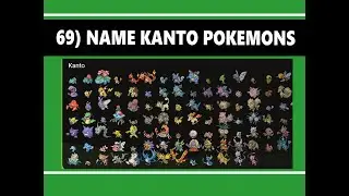 (Day 69) Naming all 151 Kanto Pokemons... beat my score..