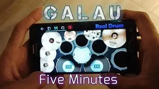 Five Minutes - Galau ( Real Drum Cover )