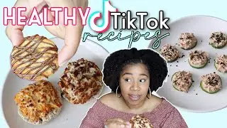 Trying Healthy TikTok Snacks #2 - Easy Healthy Snack Recipes