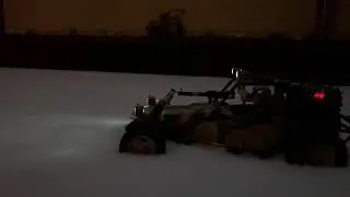 Tamiya Fast Attack Vehicle - first snow, many lights&hellip;