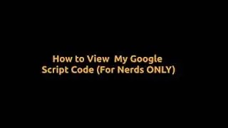 Googe Script Code Examples