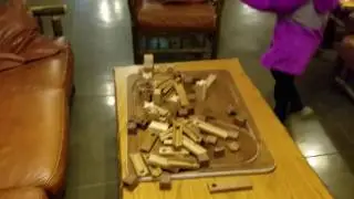 Leia gives a tour of the Spring Mill Inn game room