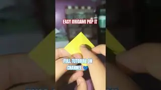 EASY ORIGAMI - POP IT - FUN FOR KIDS