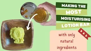 🌿 Nourishing Lotion Bar | Cocoa Butter, Carrot-Pumpkin Sesame Oil & Beeswax | Natural Skincare