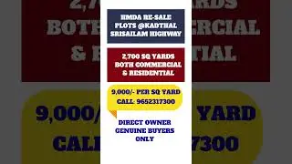 hmda resale plots for sale in kadthal srisilam highway, #chanceproperties #kadthal #openplots