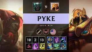 Pyke Mid vs Azir - NA Grandmaster Patch 25.17