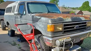 89 351w F250 Idle 2 1/2 straight with Flowmaster 40s