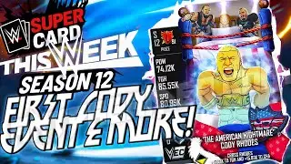 #ThisWeekInWWESuperCard на #ADGWSGN #ADGPlaysForTheFirstTime *Приз Коди Роудса*Советы и многое др...