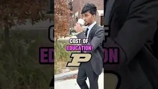 What is the &ldquo;Cost of Education&rdquo; at PURDUE? 🎓🤯 #purdueuniversity #studyabroad #mastersinus