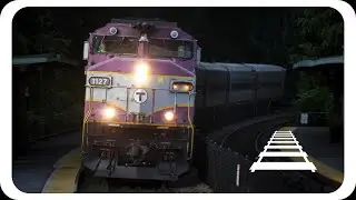 Early morning Railfanning at the Wedgemere MBTA station | Wayside Shorts #5
